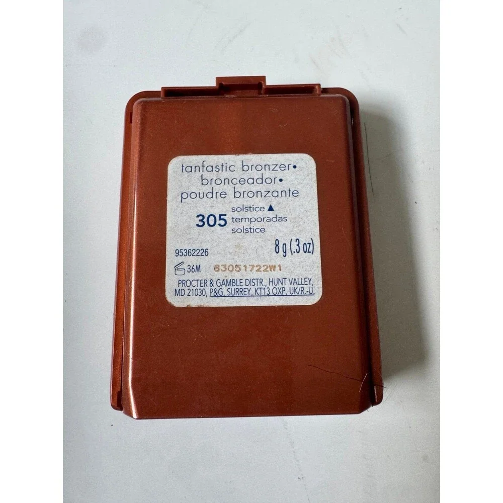 Vintage CoverGirl Tanfastic Bronzer 305 Solstice Rare Color Discontinued